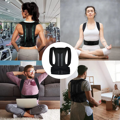 Posture Corrector - Achieve Better Body Alignment with Adjustable Support and Comfort