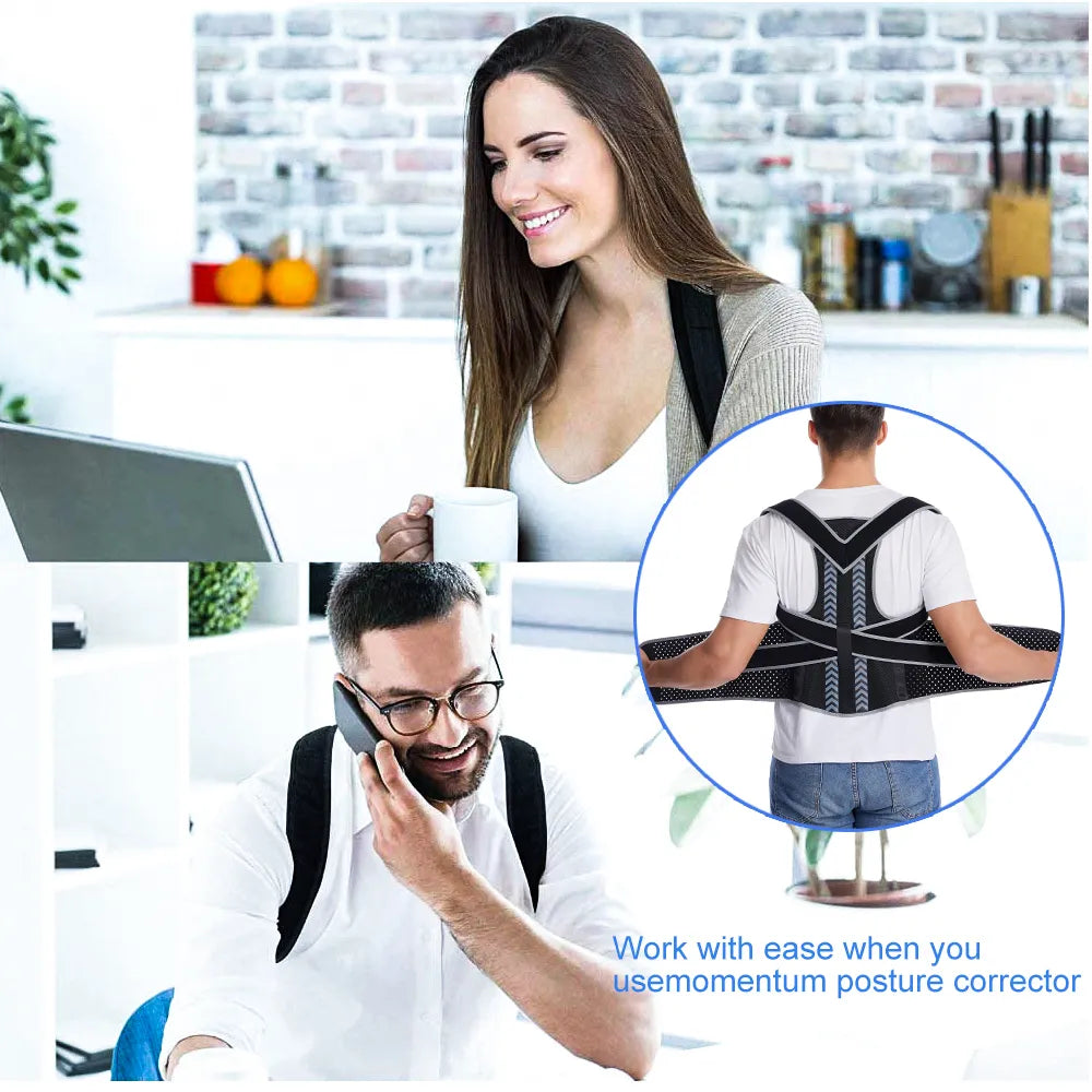 Posture Corrector - Achieve Better Body Alignment with Adjustable Support and Comfort