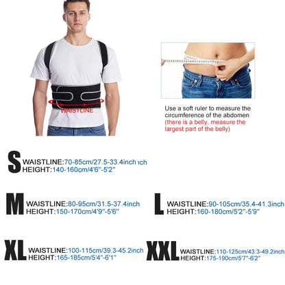 Posture Corrector - Achieve Better Body Alignment with Adjustable Support and Comfort