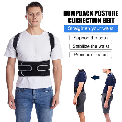 Posture Corrector - Achieve Better Body Alignment with Adjustable Support and Comfort