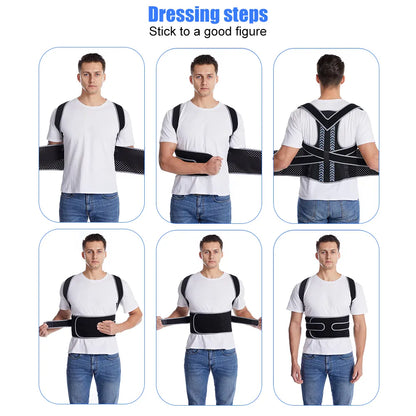 Posture Corrector - Achieve Better Body Alignment with Adjustable Support and Comfort