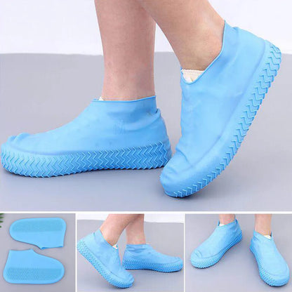 Waterproof Silicone Shoe Covers Reusable Non-Slip Wear-Resistant Rain Shoe Covers Protector Anti-Slip Boot For Outdoor Rainy Day