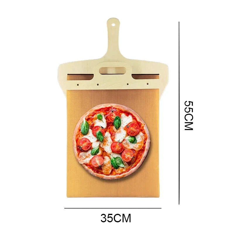 Non-stick Premium Pizza Peel for Easy Pizza Transfer and Baking