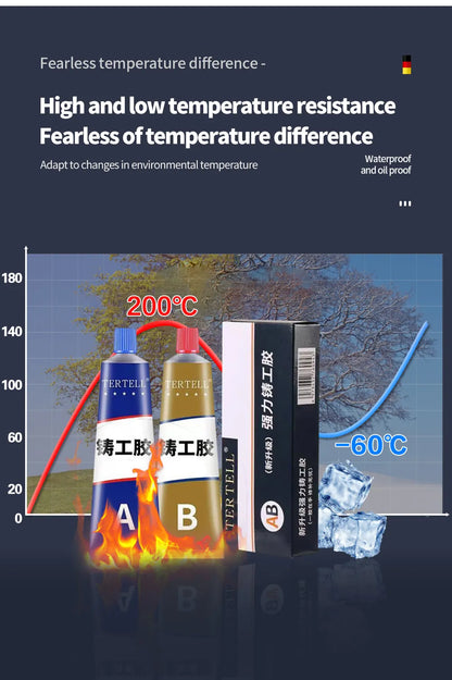 Strong Metal Repair Glue for Quick Fixes - High Strength, Heat Resistant, and Magic Adhesive