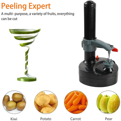 Automatic Stainless Steel Electric Potato Peeler with Replacement Blades