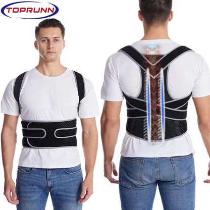 Posture Corrector - Achieve Better Body Alignment with Adjustable Support and Comfort