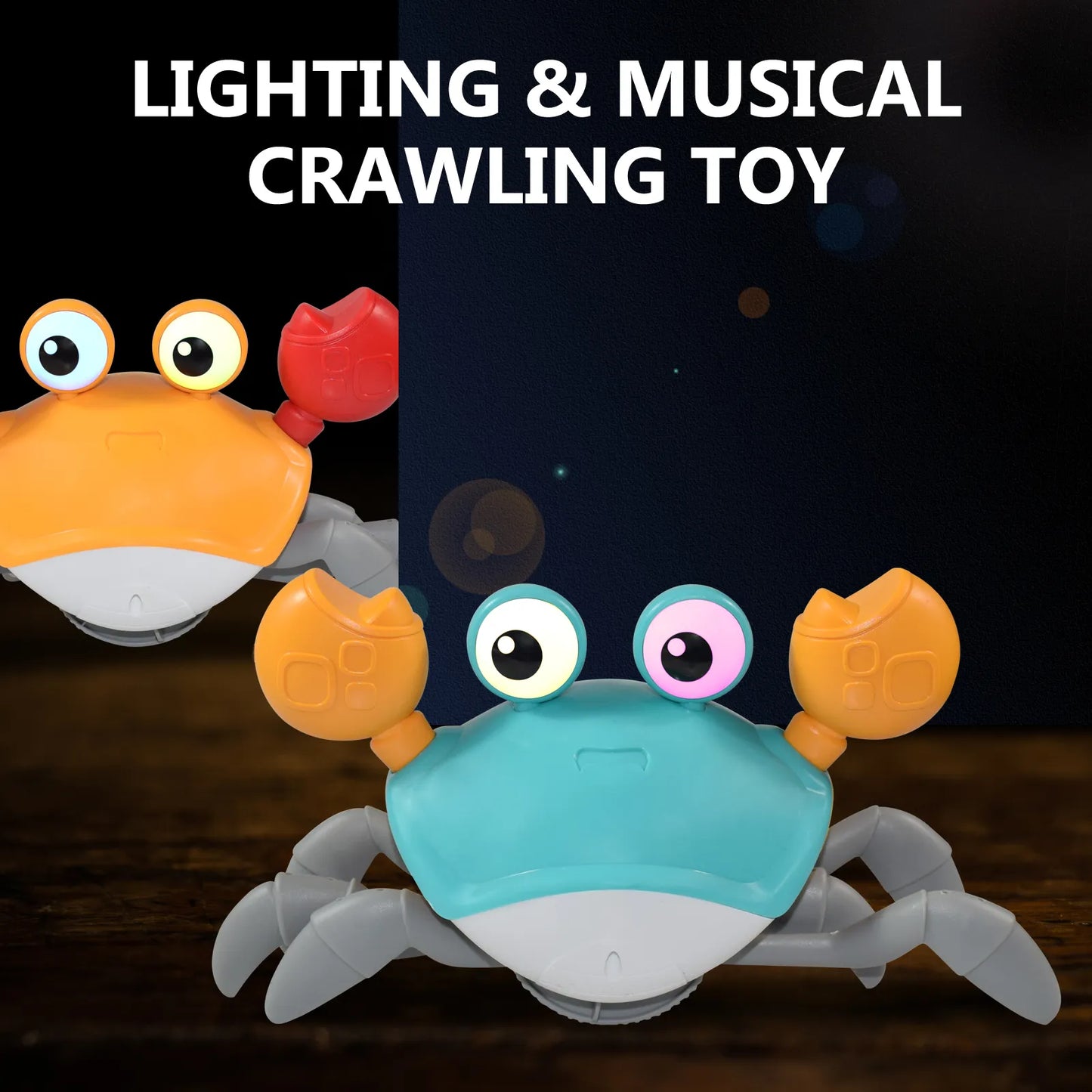 Musical Magic Crab & Octopus Toy - Interactive Crawling Induction Toys for Pets