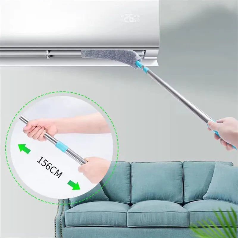 CATFOUR Telescopic Dust Brush - Effortless Cleaning with Retractable Design