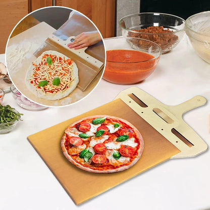 Non-stick Premium Pizza Peel for Easy Pizza Transfer and Baking