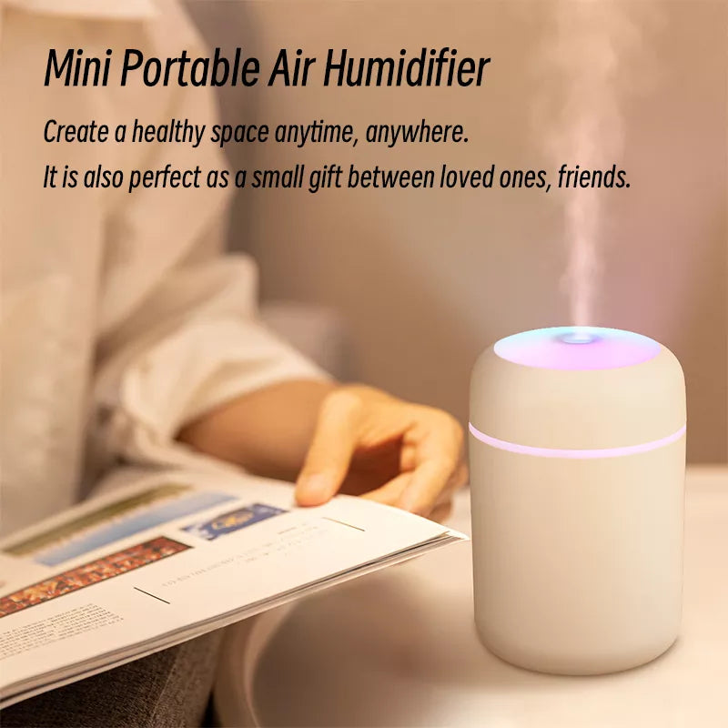 HUMI Aroma Diffuser with 300ml H2O - Cool Mist and USB Powered
