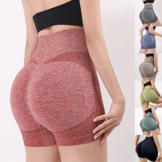 Women Yoga Shorts - Elevate Your Workout with High Waist, Lift Butt, and Fitness Design. Free Shipping!