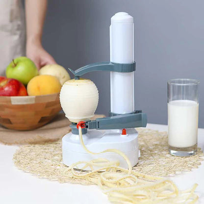 Automatic Stainless Steel Electric Potato Peeler with Replacement Blades