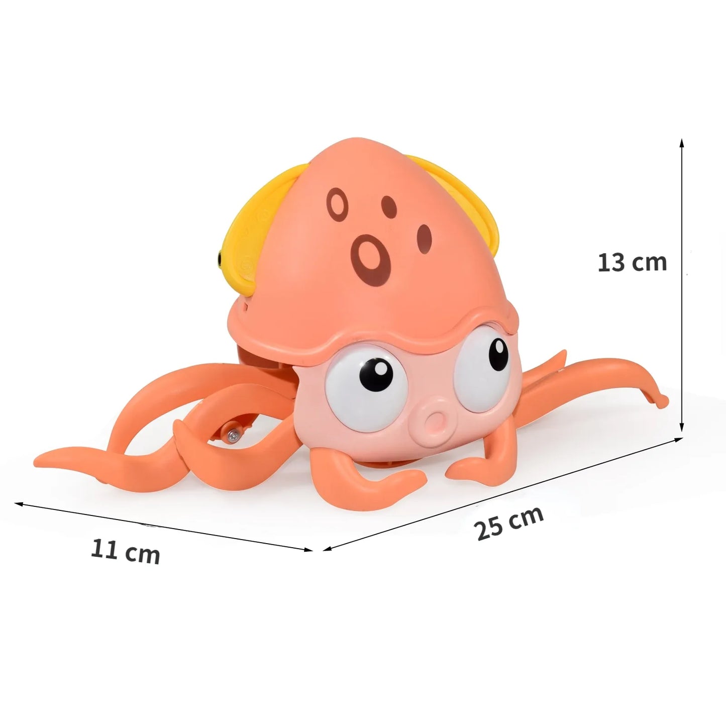 Musical Magic Crab & Octopus Toy - Interactive Crawling Induction Toys for Pets