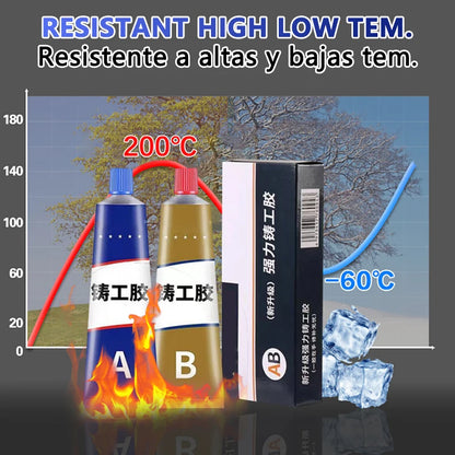 Strong Metal Repair Glue for Quick Fixes - High Strength, Heat Resistant, and Magic Adhesive