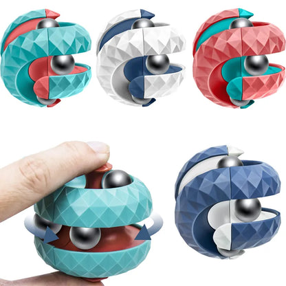 Sensory Joy with Decompression Toy Children Orbit Ball Cube - Focus Training, Stress Relief, and More