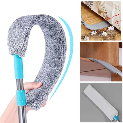 CATFOUR Telescopic Dust Brush - Effortless Cleaning with Retractable Design