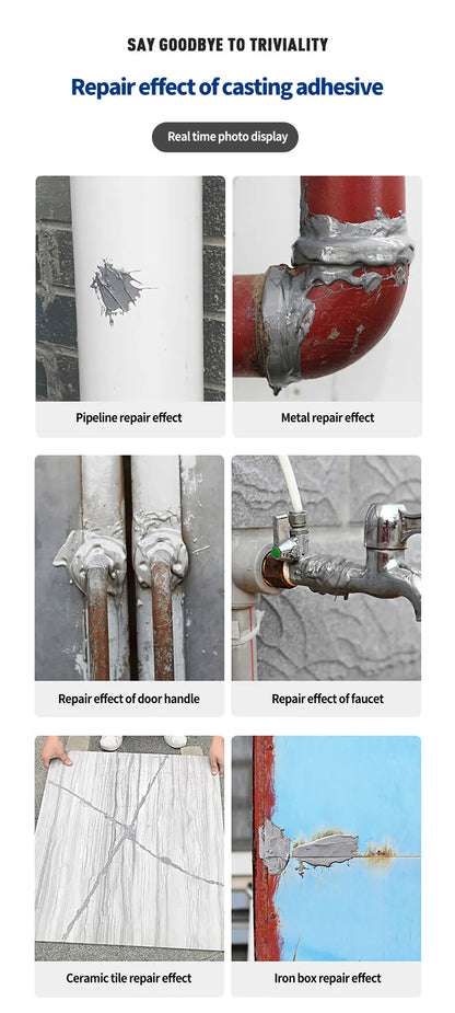 Strong Metal Repair Glue for Quick Fixes - High Strength, Heat Resistant, and Magic Adhesive