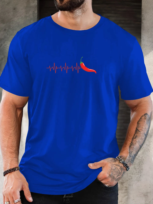 T Shirt for Man 100% Cotton Summer Round Neck Short Sleeve Graphic Print Breathable Streetwear Fashion Leisure Cool T-shirt