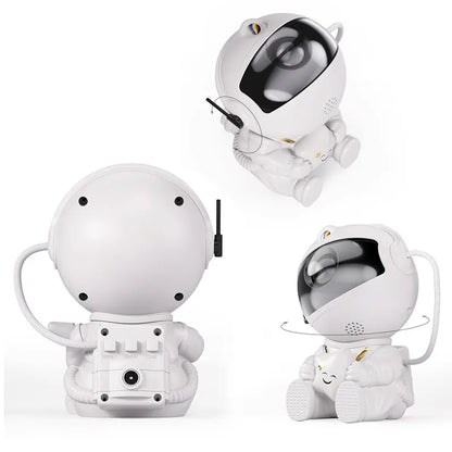 Galaxy Star Projector LED Night Light with Astronaut - Starry Sky, Decorative Lamp for Bedroom