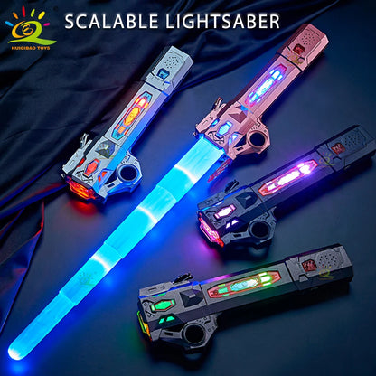 UKBOO Ultimate Lightsaber - Retractable Laser Sword for Kids with Flashing Lights