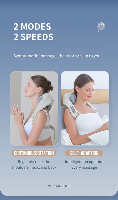 Electric Neck and Shoulder Massage Shawl - Soothe and Relax with Deep Kneading Technology