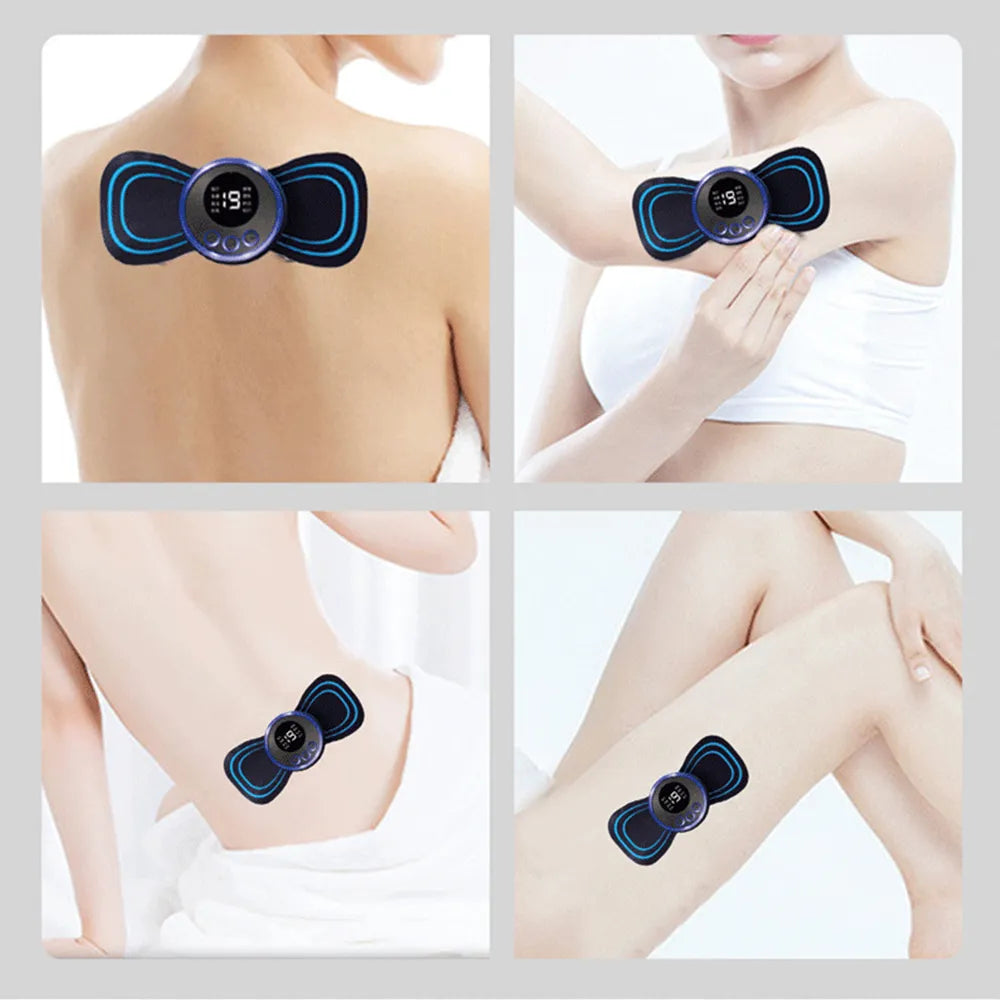 Voguish Neck Massager for Ultimate Pain Relief - 8 Modes, Portable, and Stimulating Muscle Recovery.