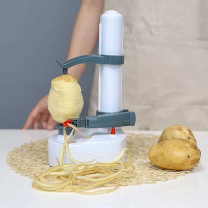 Automatic Stainless Steel Electric Potato Peeler with Replacement Blades