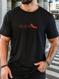 T Shirt for Man 100% Cotton Summer Round Neck Short Sleeve Graphic Print Breathable Streetwear Fashion Leisure Cool T-shirt