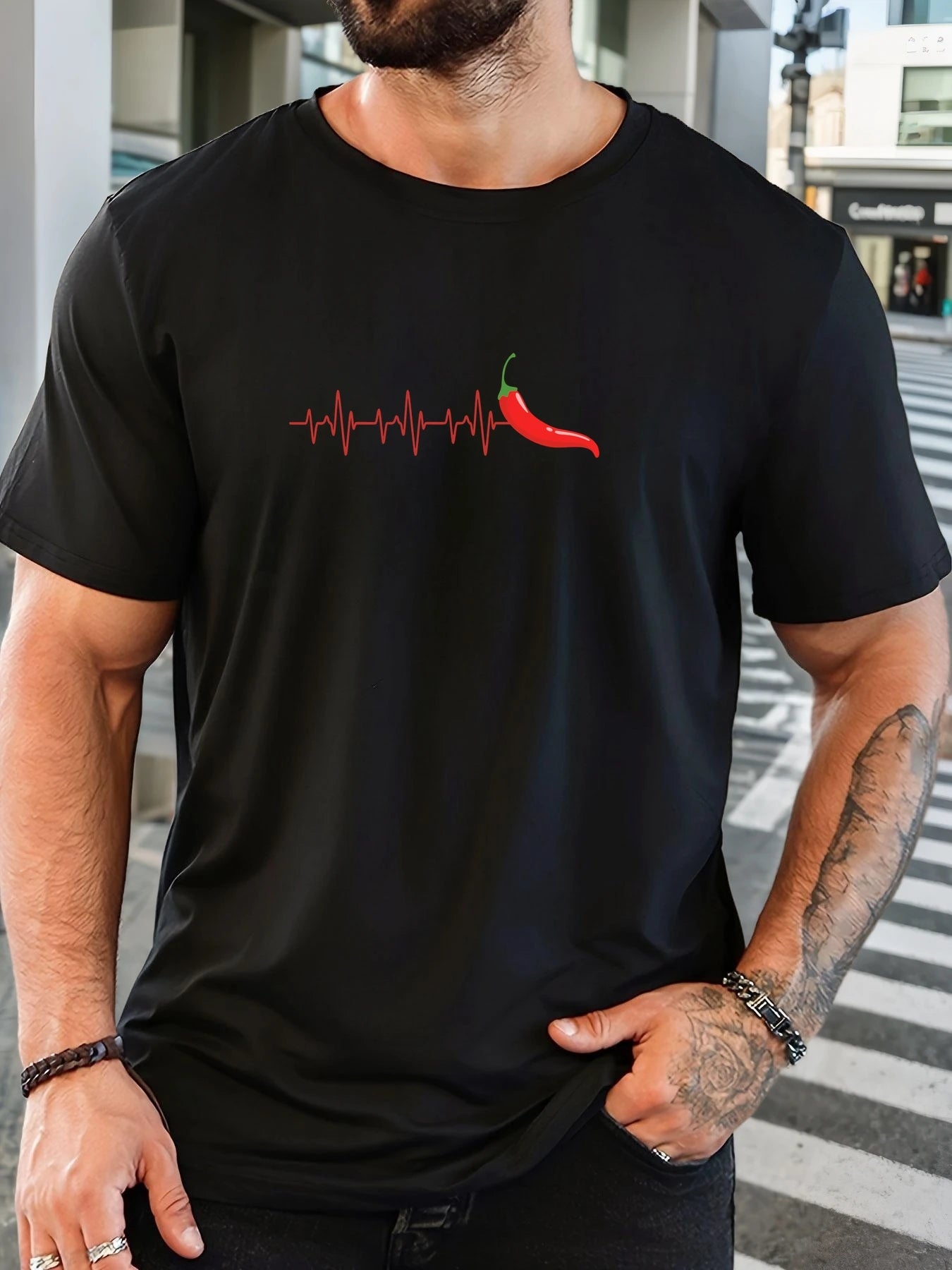 T Shirt for Man 100% Cotton Summer Round Neck Short Sleeve Graphic Print Breathable Streetwear Fashion Leisure Cool T-shirt