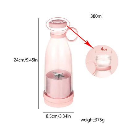 Portable USB Rechargeable Blender for Smoothies and Juices