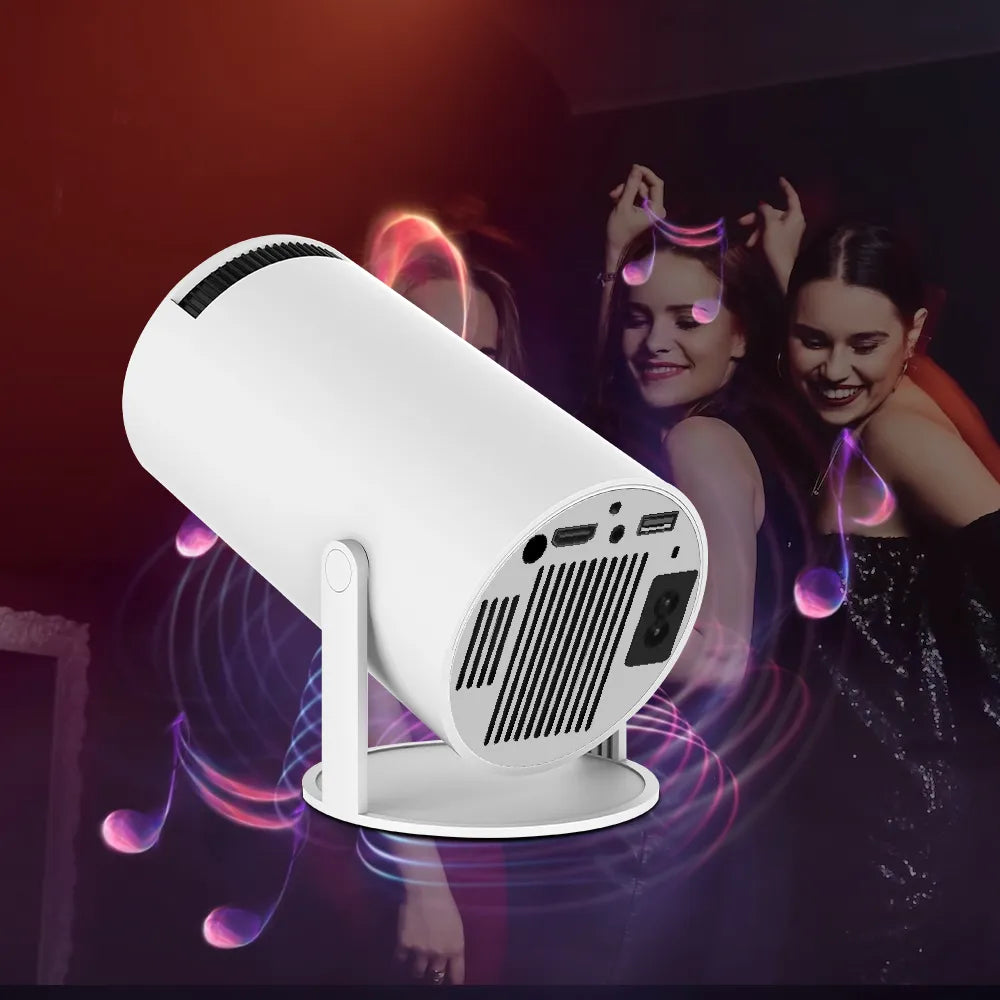 Transpeed Projector - Dual Wifi6, 200 ANSI Brightness, and BT5.0 Connectivity