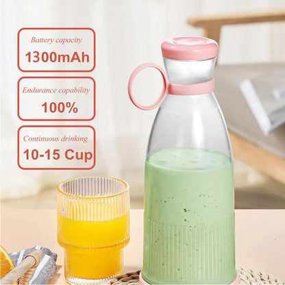 Portable USB Rechargeable Blender for Smoothies and Juices